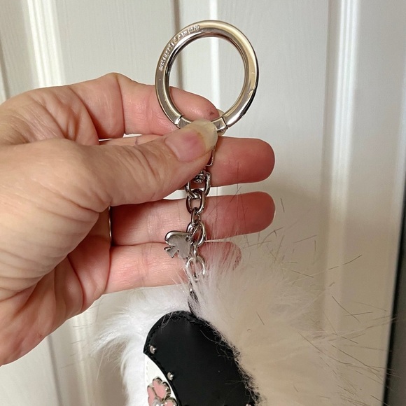 Kate spade penguin poof fob keychain EUC - Picture 3 of 5